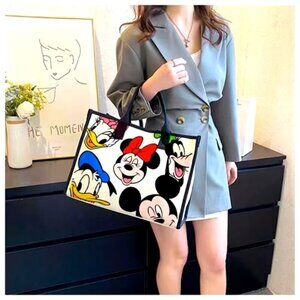 Minnie & Friends Canvas Tote Bag